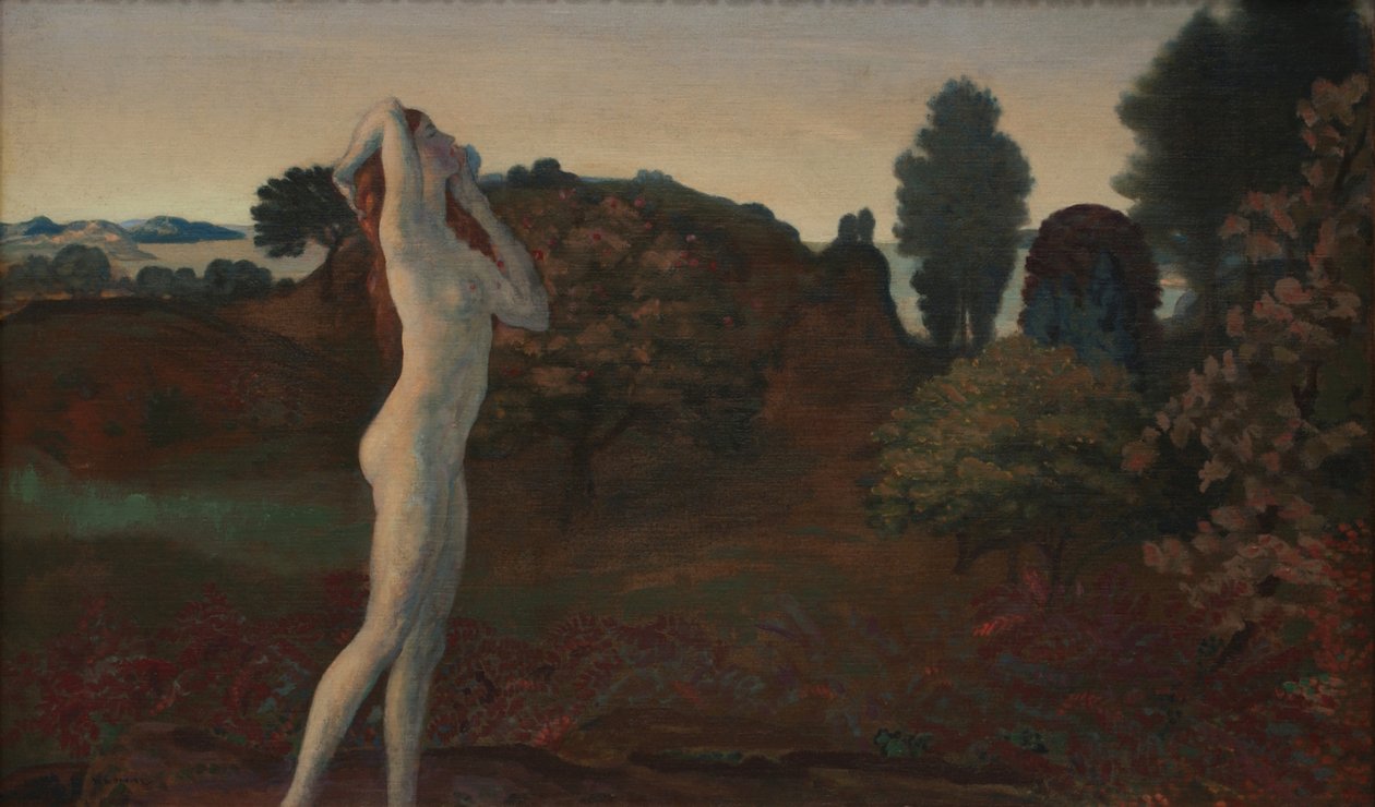 Skraj doliny autorstwa Arthur Bowen Davies