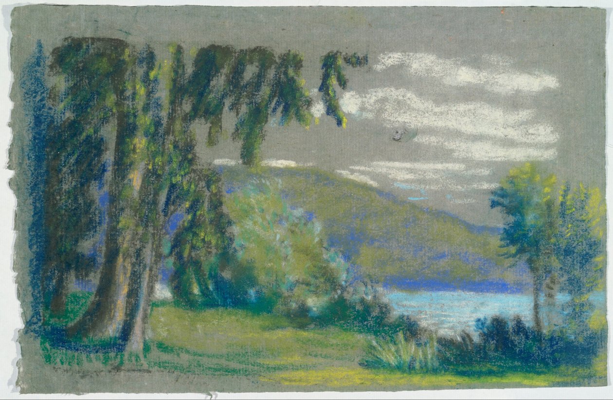 krajobraz z A.B. Książka Daviesa, wydanie 3, 50 autorstwa Arthur Bowen Davies