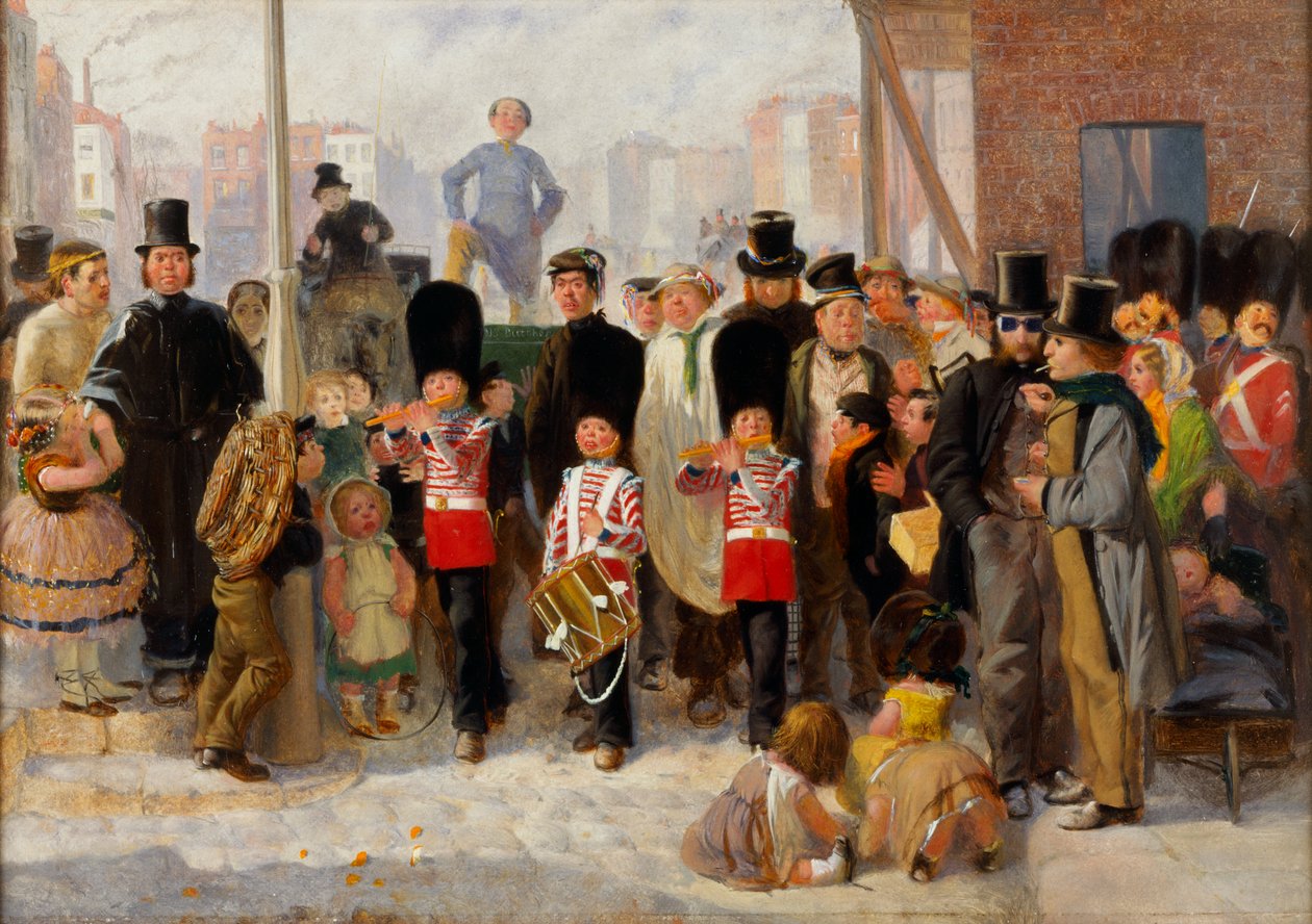 Recrutas (óleo sobre tela) polonês autorstwa Arthur Boyd Houghton