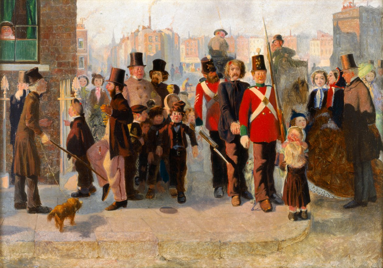 Dezerter (olej na płótnie) autorstwa Arthur Boyd Houghton
