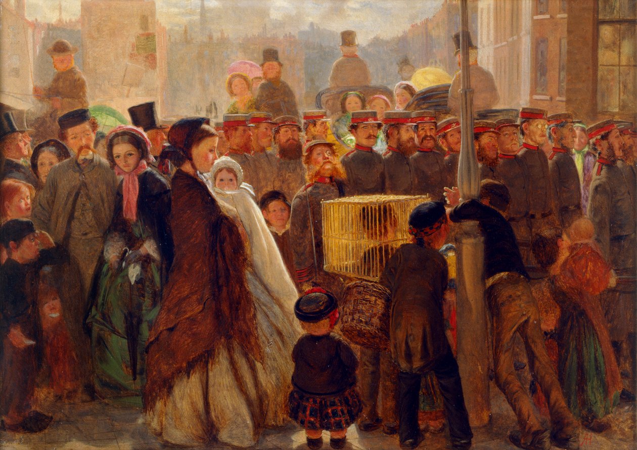 Wolontariusze maszerują autorstwa Arthur Boyd Houghton