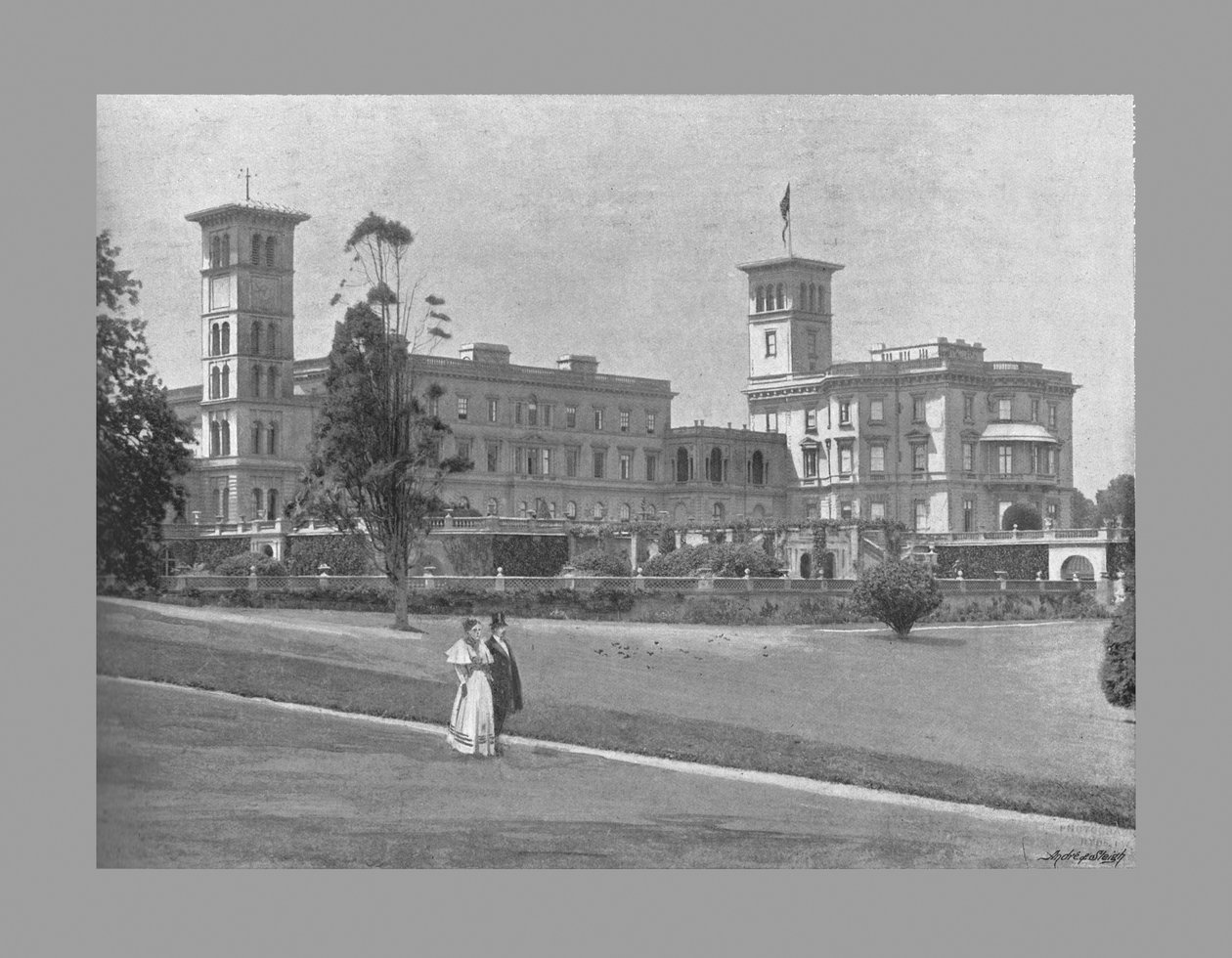 Osborne House, I.O.W. C1900 autorstwa Arthur Debenham