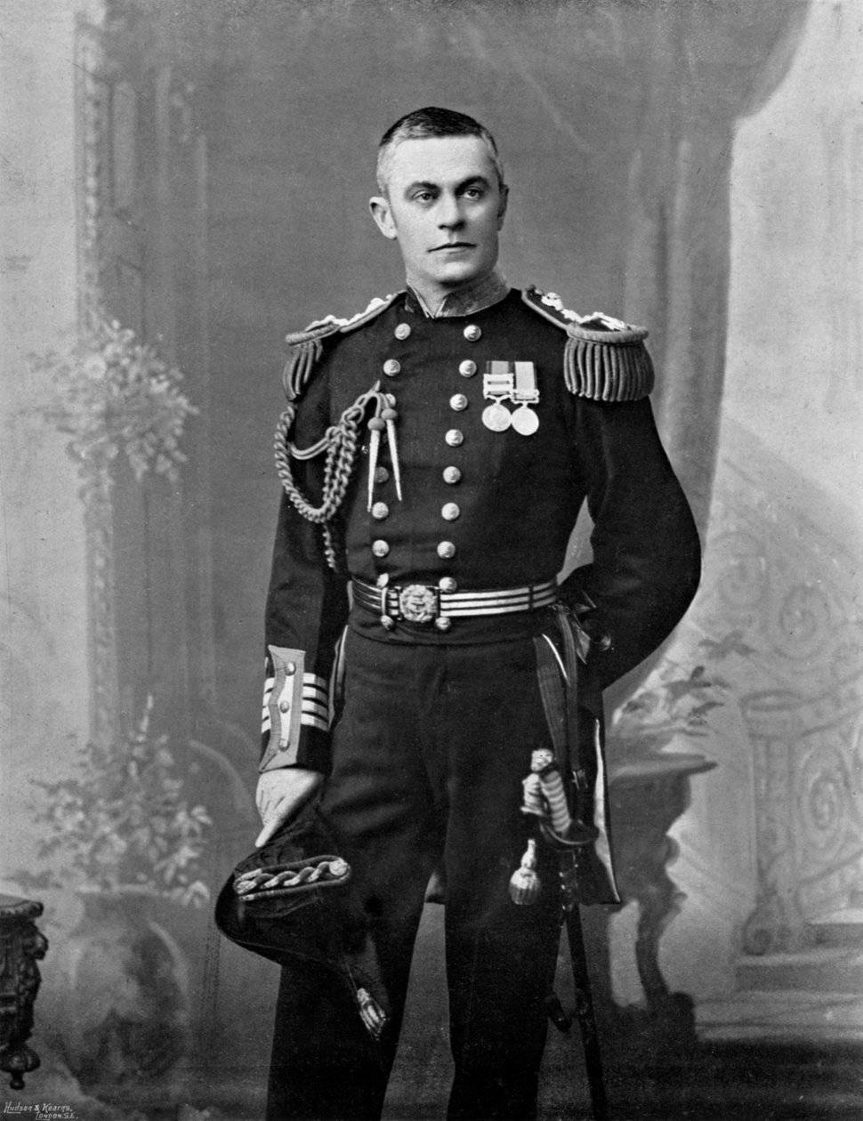 Kontradmirał Alfred Taylor Dale, Naczelny Dowódca Eskadry Latającej, 1896 autorstwa Arthur Debenham