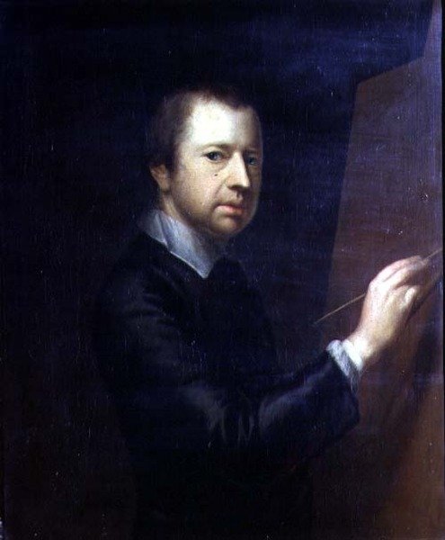 Autoportret, ok. 1754 (olej na płótnie) autorstwa Arthur Devis