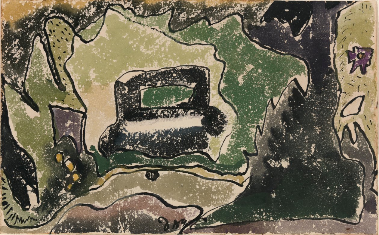 Samochód po drugiej stronie ulicy autorstwa Arthur Dove