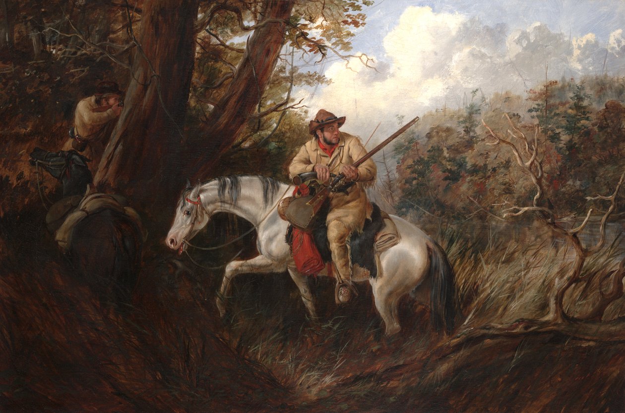 Amerykańskie życie na pograniczu autorstwa Arthur Fitzwilliam Tait
