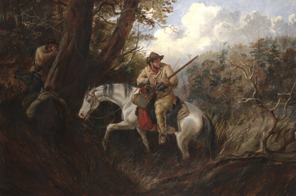 Życie na amerykańskiej granicy, 1852 autorstwa Arthur Fitzwilliam Tait