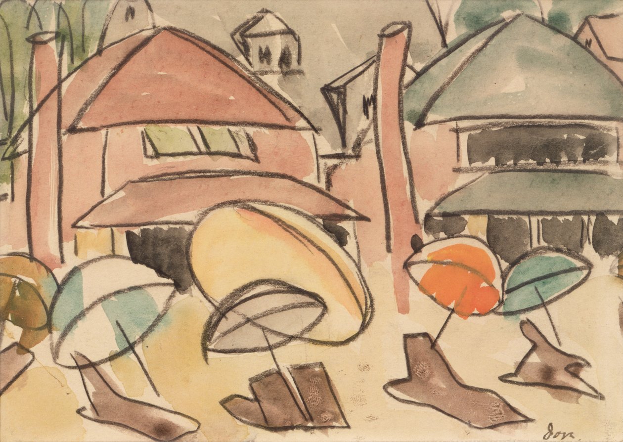 Parasole plażowe autorstwa Arthur Garfield Dove