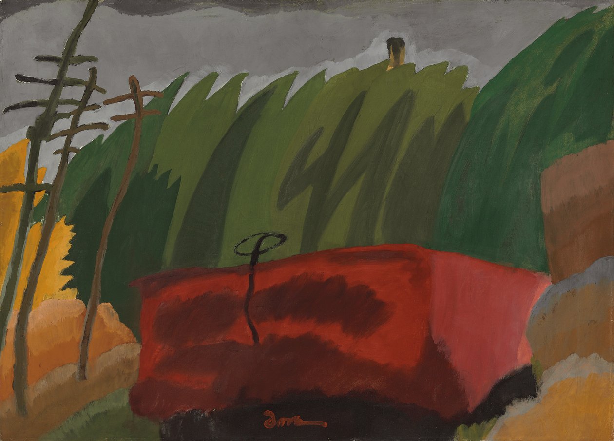 Wagon towarowy autorstwa Arthur Garfield Dove