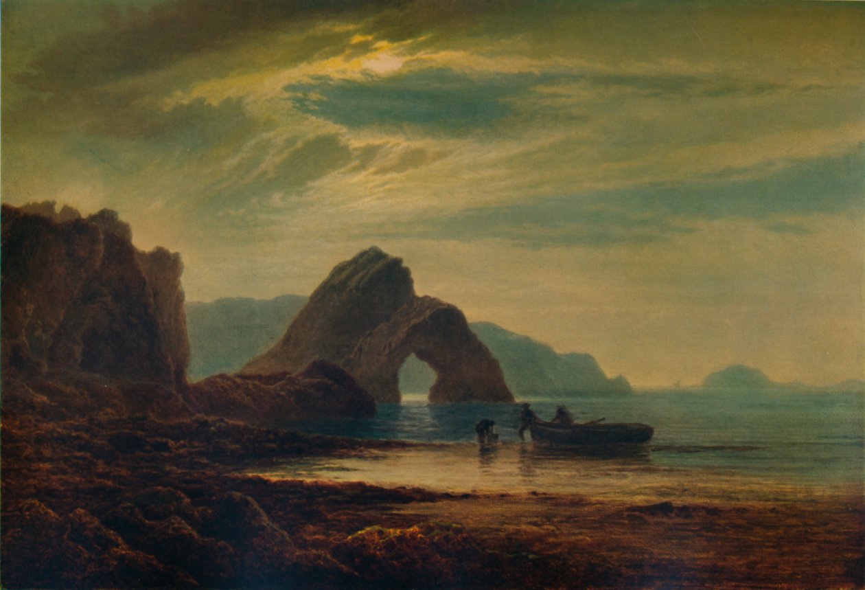 Gilters Point, Tenby, przy Moonlight, 1872-1874, 1935 autorstwa Arthur Gilbert