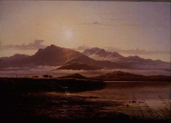 Poranek nad brzegiem jeziora autorstwa Arthur Gilbert
