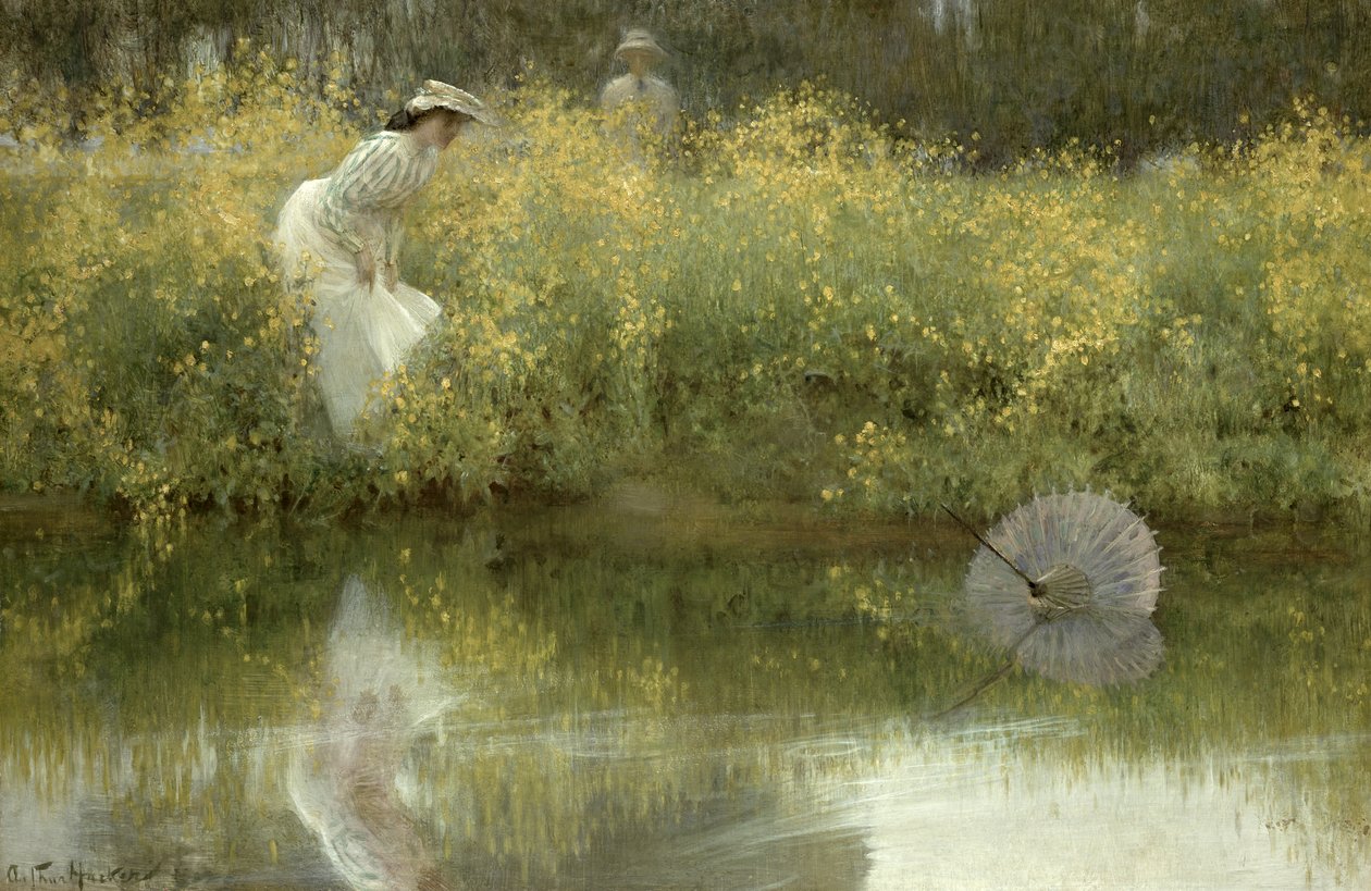 Zagubiony parasol autorstwa Arthur Hacker