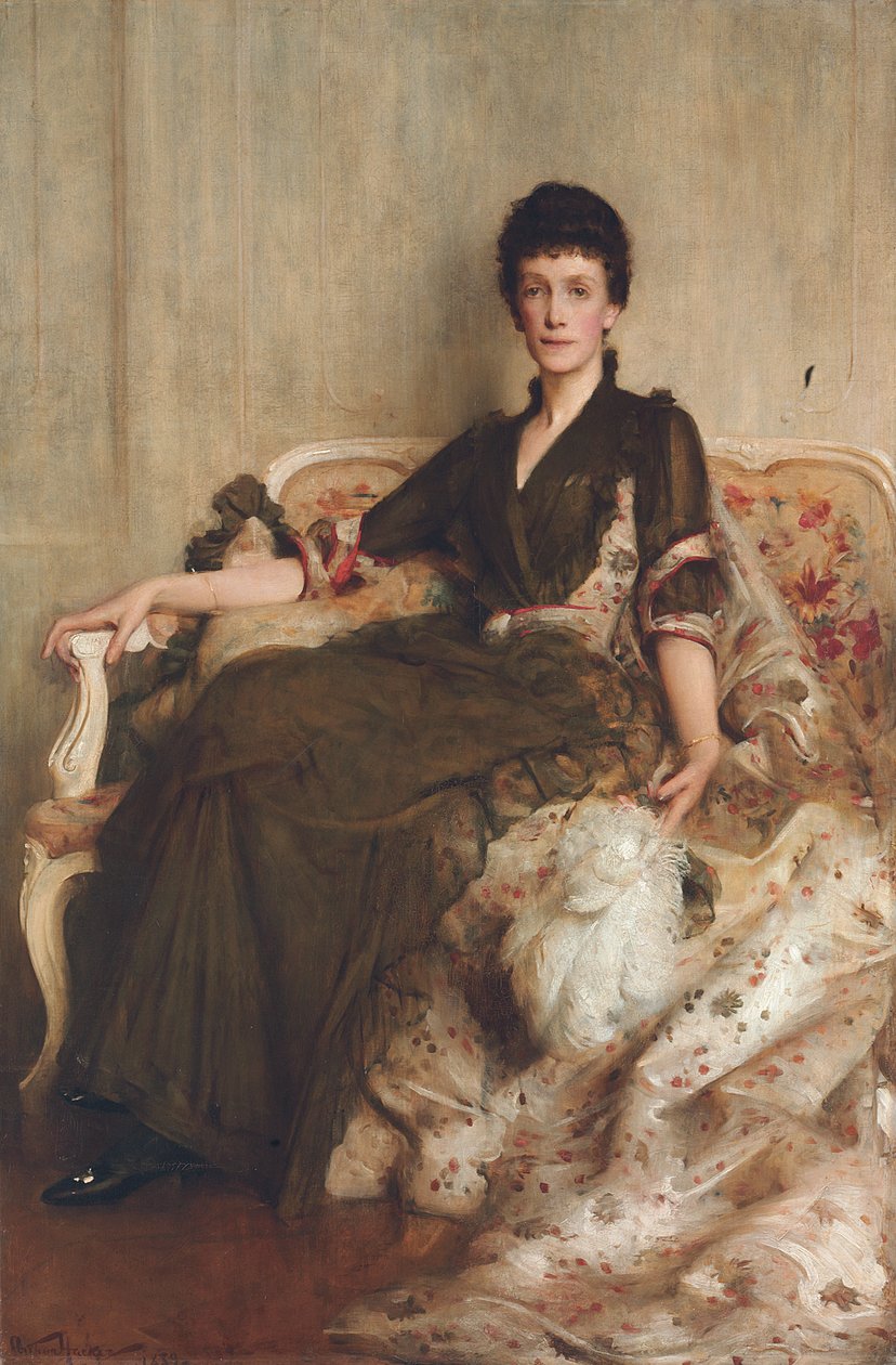 pani R.E. Hoare, 1889 autorstwa Arthur Hacker