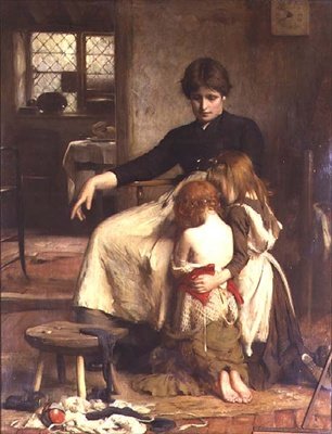Modlitwa dzieci autorstwa Arthur Hacker