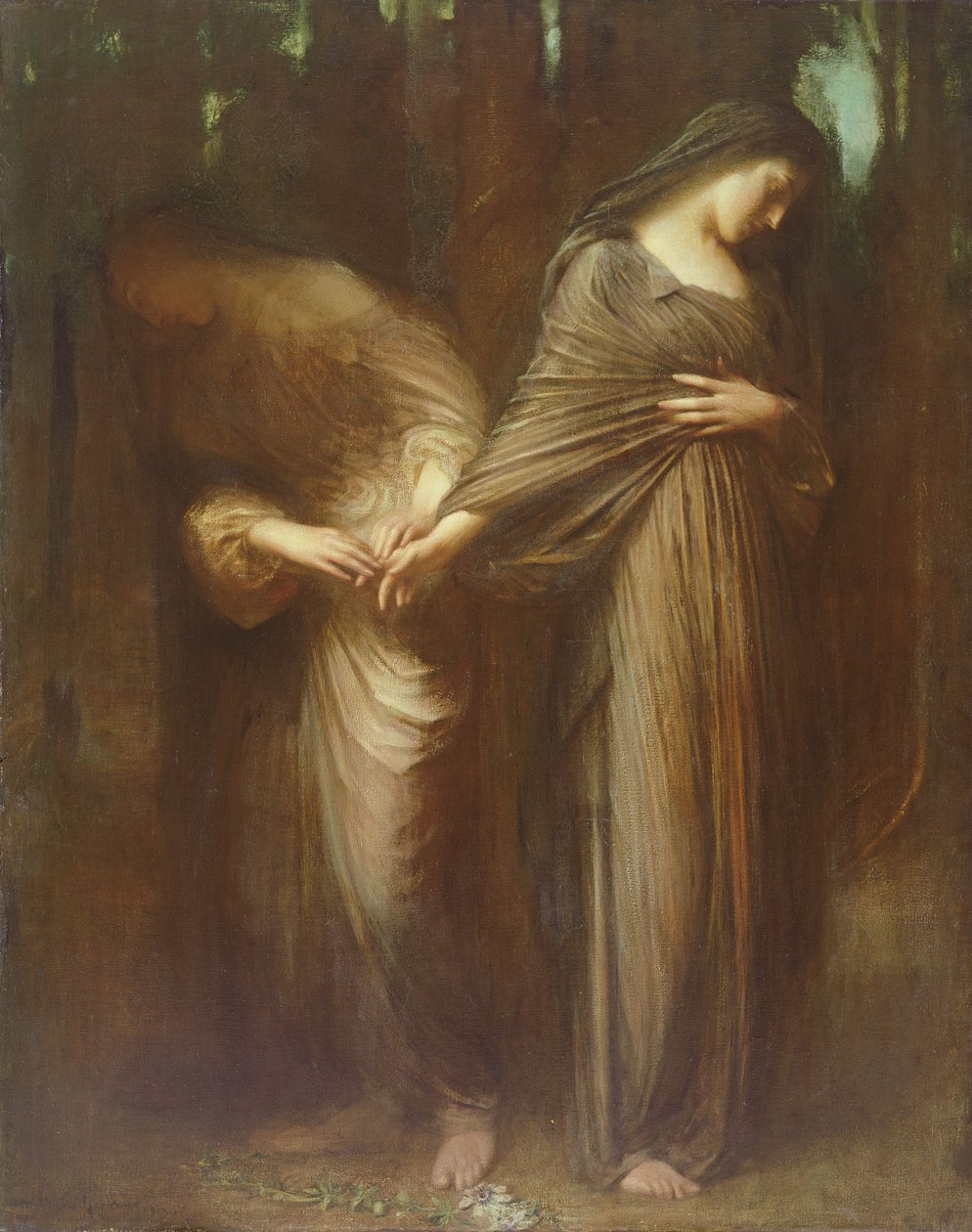 Dolina lub pożegnanie, 1913 autorstwa Arthur Hacker