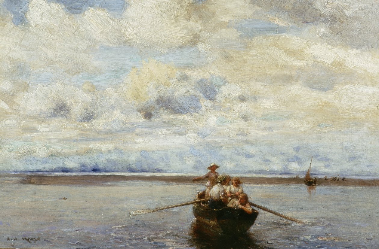 Zbieracze sercówek, 1885 autorstwa Arthur Hardwick Marsh