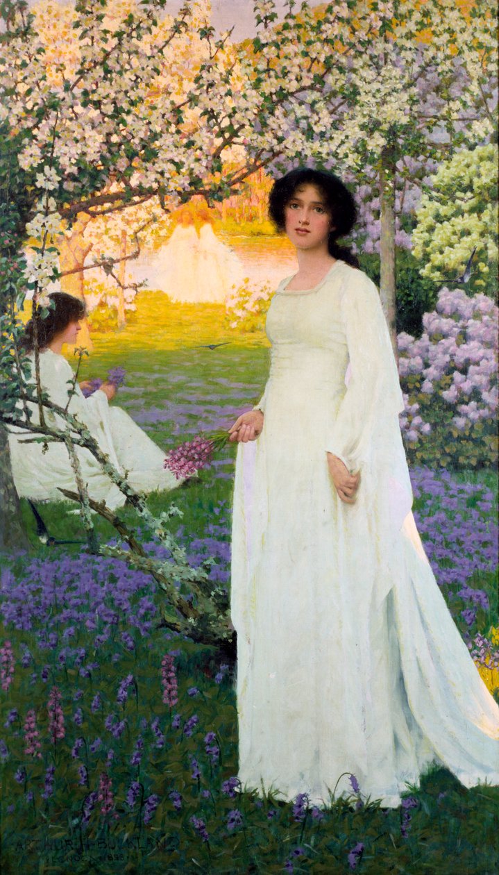 „Wiosna”, około XX wieku autorstwa Arthur Herbert
