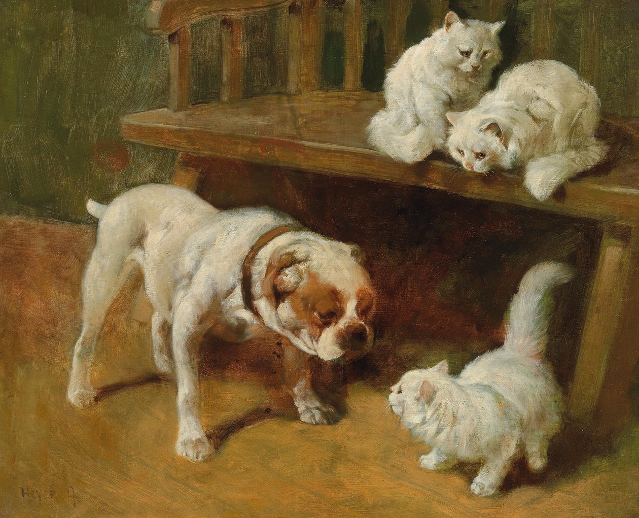 Pies i koty autorstwa Arthur Heyer