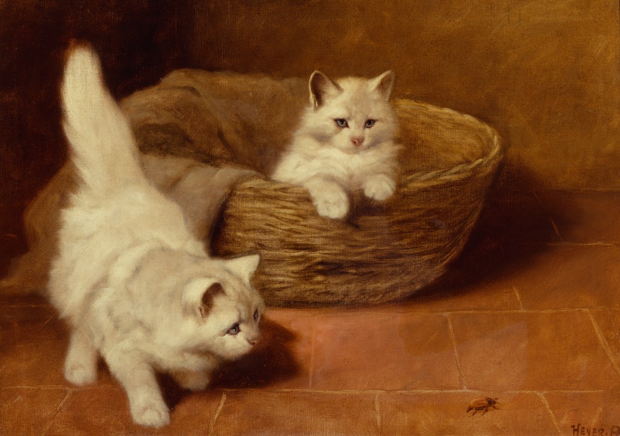 Intruz (olej na płótnie) autorstwa Arthur Heyer