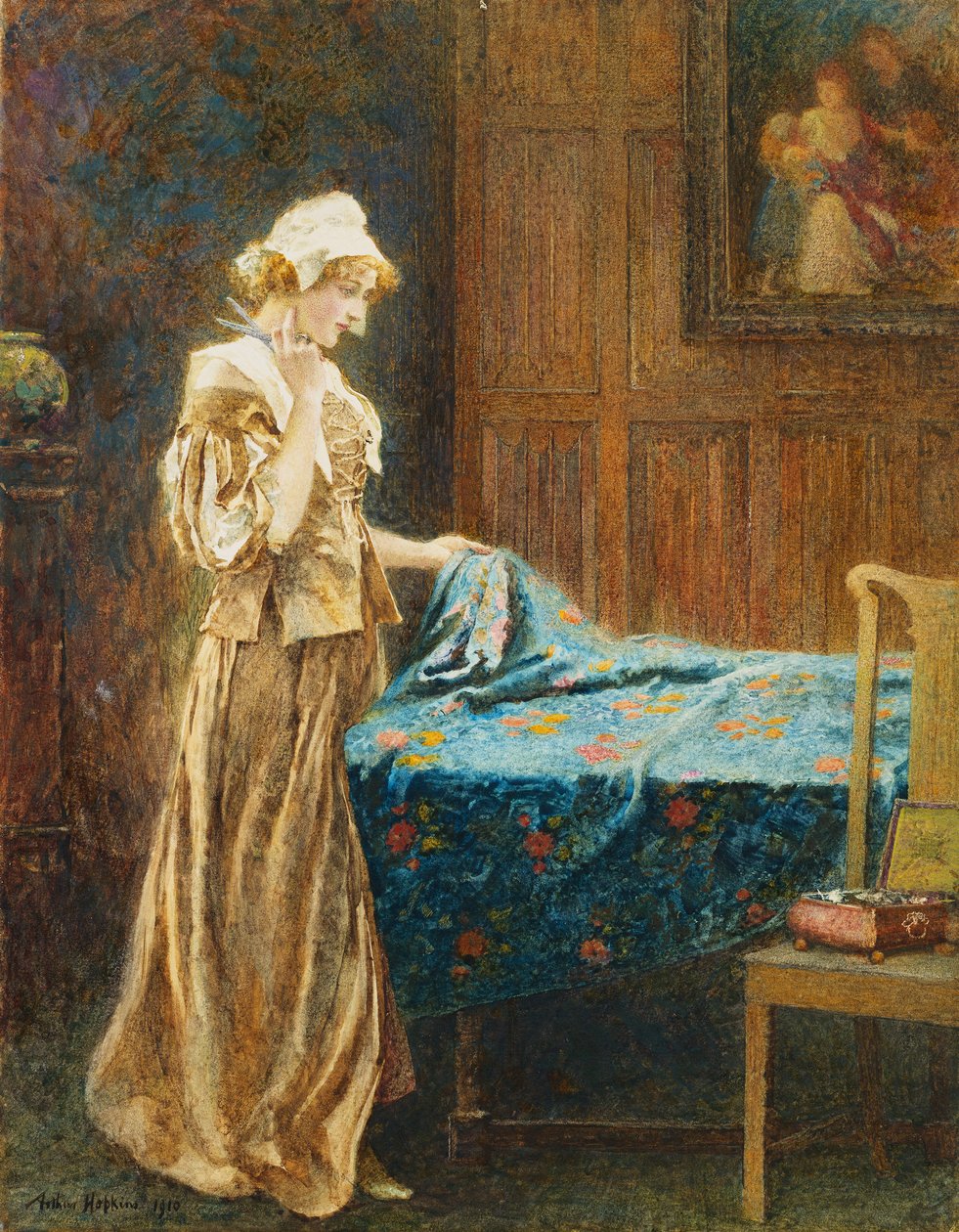 Chwila wahania, 1910 autorstwa Arthur Hopkins
