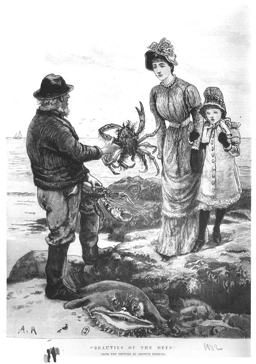 „Piękna głębiny”, 1882 r autorstwa Arthur Hopkins