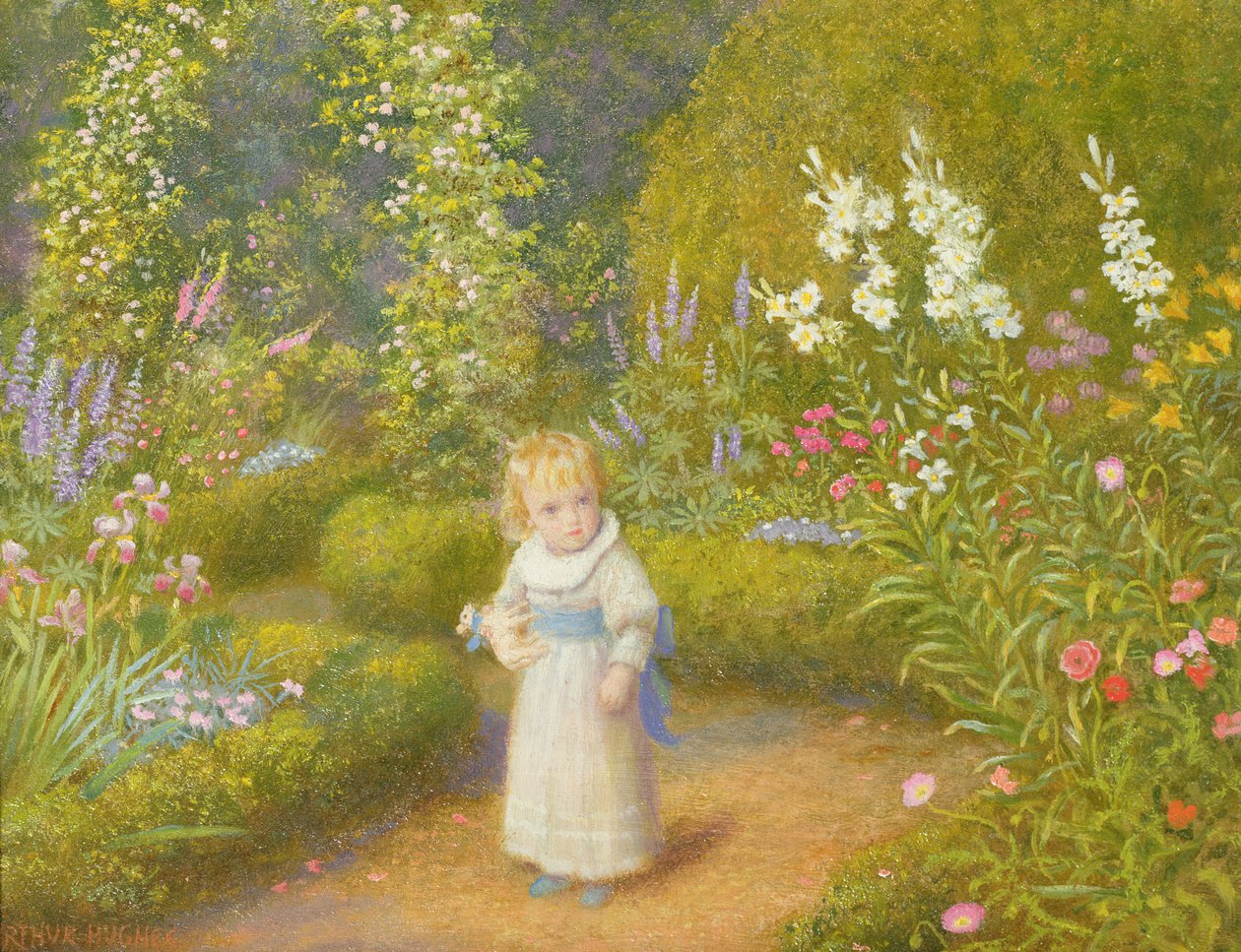 Alicja w Krainie Czarów autorstwa Arthur Hughes