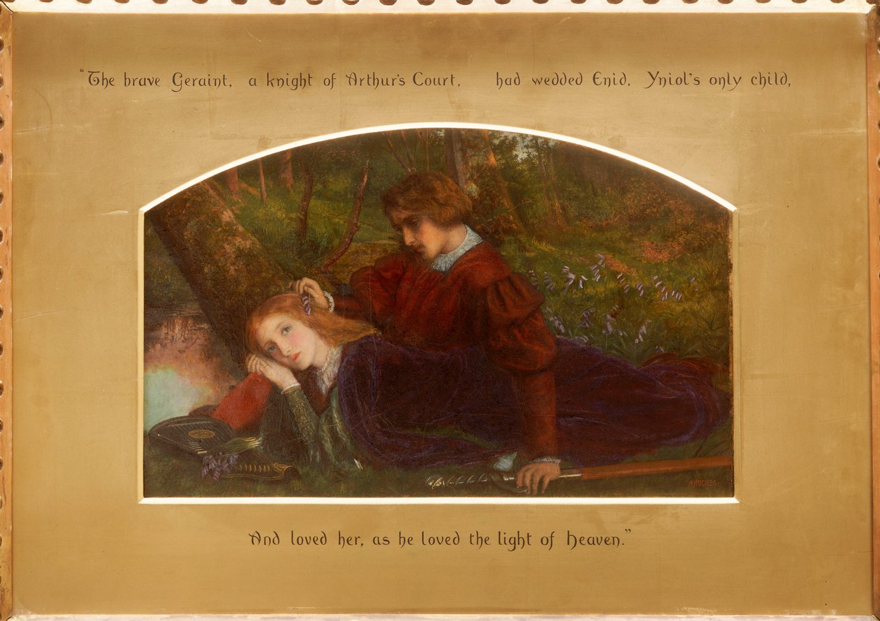 Enid i Geraint autorstwa Arthur Hughes