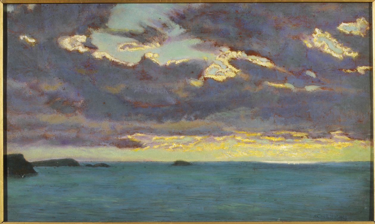 Z Pentire Point autorstwa Arthur Hughes