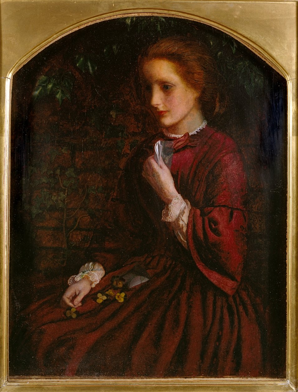 Bratki, ok. 1860 autorstwa Arthur Hughes
