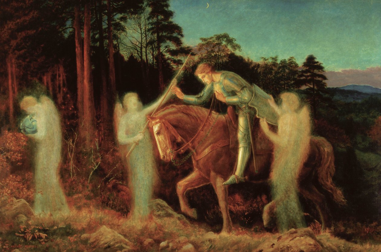 Sir Galahad, 1867-1892 autorstwa Arthur Hughes