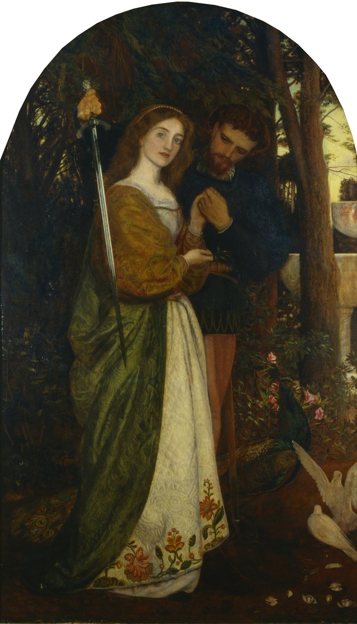 Strzeżony Altana autorstwa Arthur Hughes