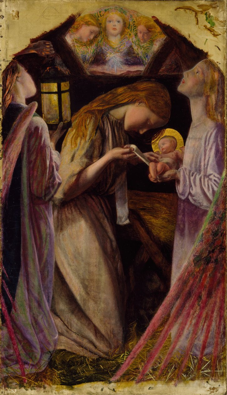 Narodzenia, 1858. autorstwa Arthur Hughes