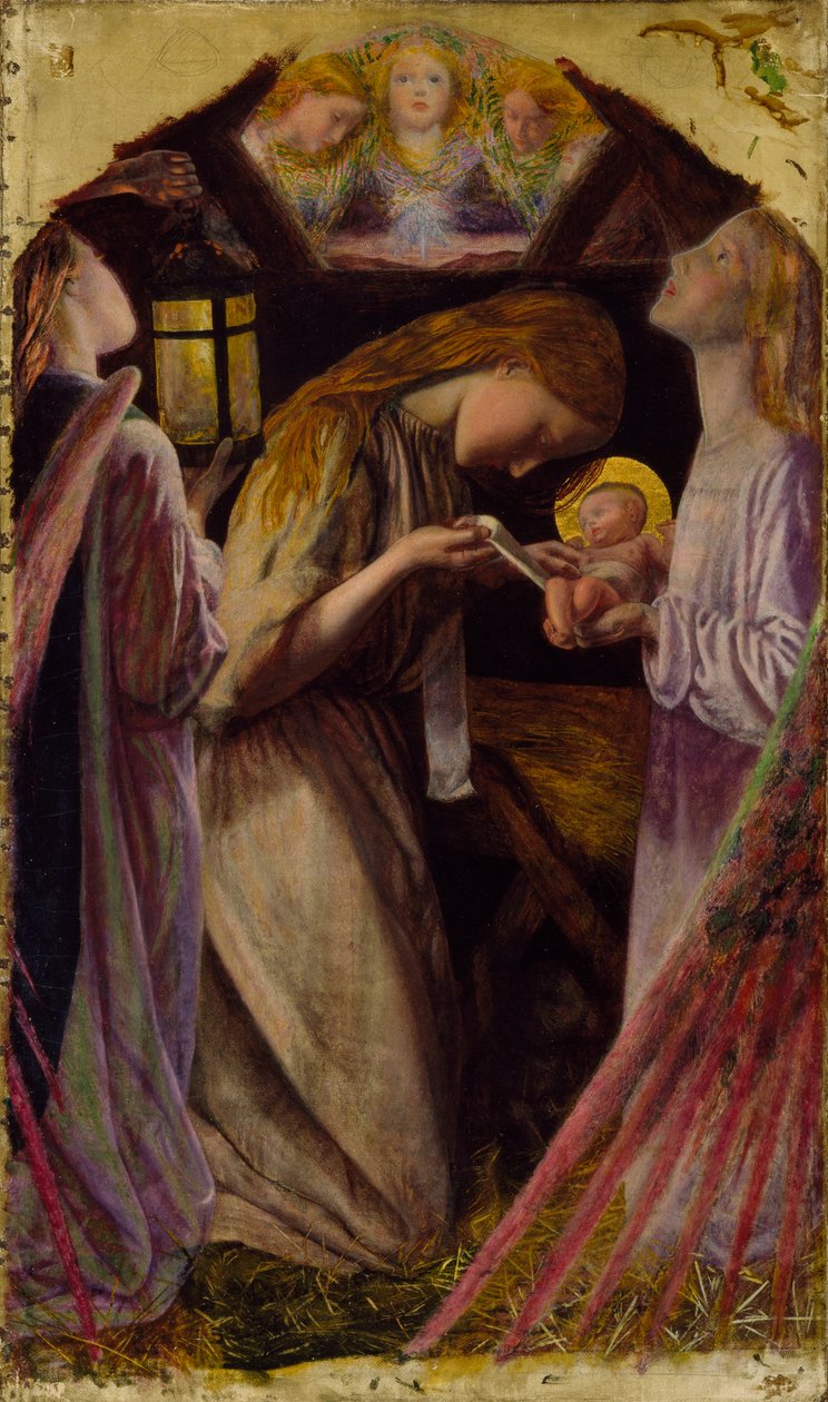 Narodzenia, 1858 autorstwa Arthur Hughes