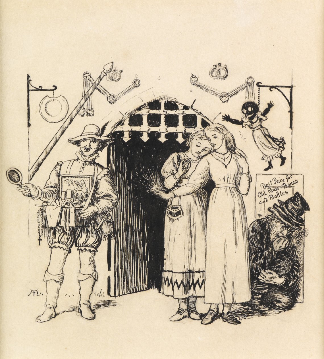 Diament handlarza autorstwa Arthur Hughes