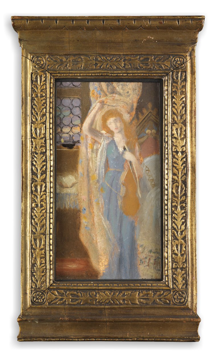 Viola d „Amore autorstwa Arthur Hughes