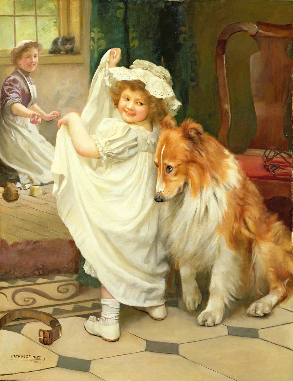 Przed Kąpielą autorstwa Arthur John Elsley