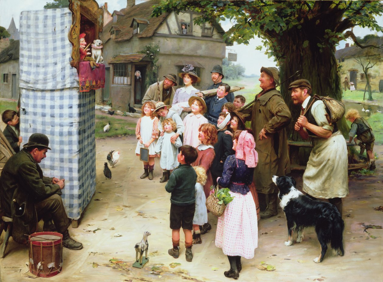 Showpolish de Punch e Judy autorstwa Arthur John Elsley