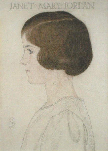 Janet Mary Jordan autorstwa Arthur Joseph Gaskin