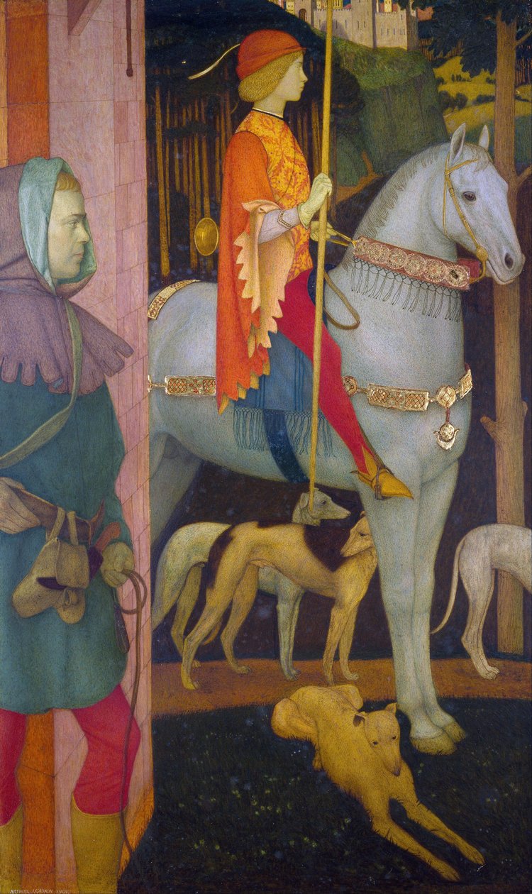 „Kilhwych, syn króla” Obraz Arthura Josepha Gaskina (1862-1928) 1901 Muzeum i galeria sztuki w Birmingham autorstwa Arthur Joseph Gaskin