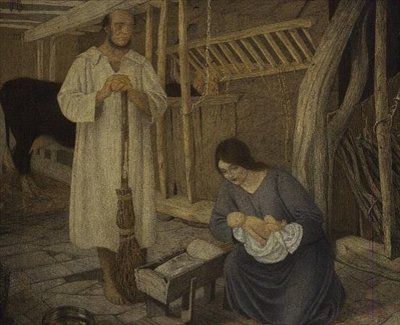 Szopka autorstwa Arthur Joseph Gaskin