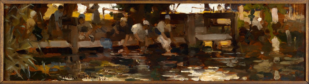 Podkładki, 1880 autorstwa Arthur Melville