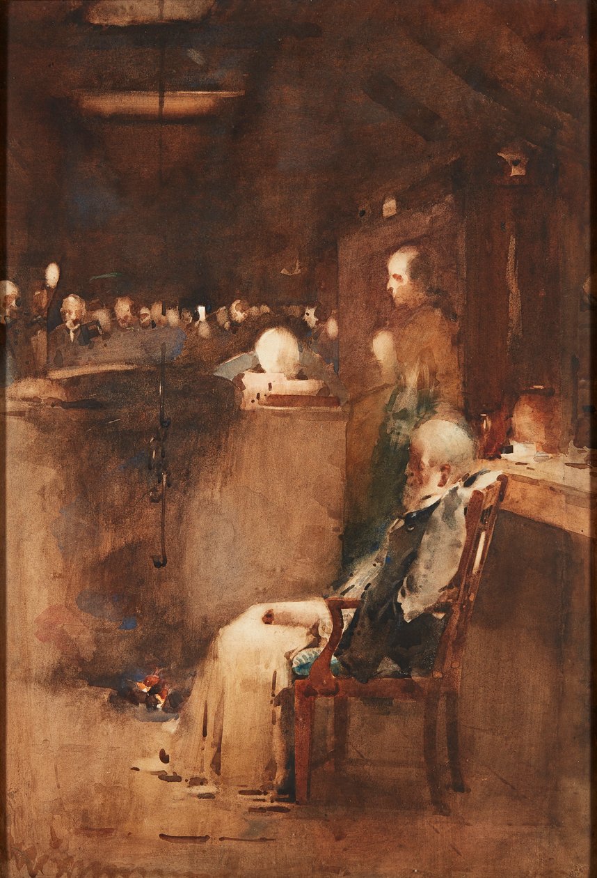 Studium Starego Przymierza (akwarela) autorstwa Arthur Melville