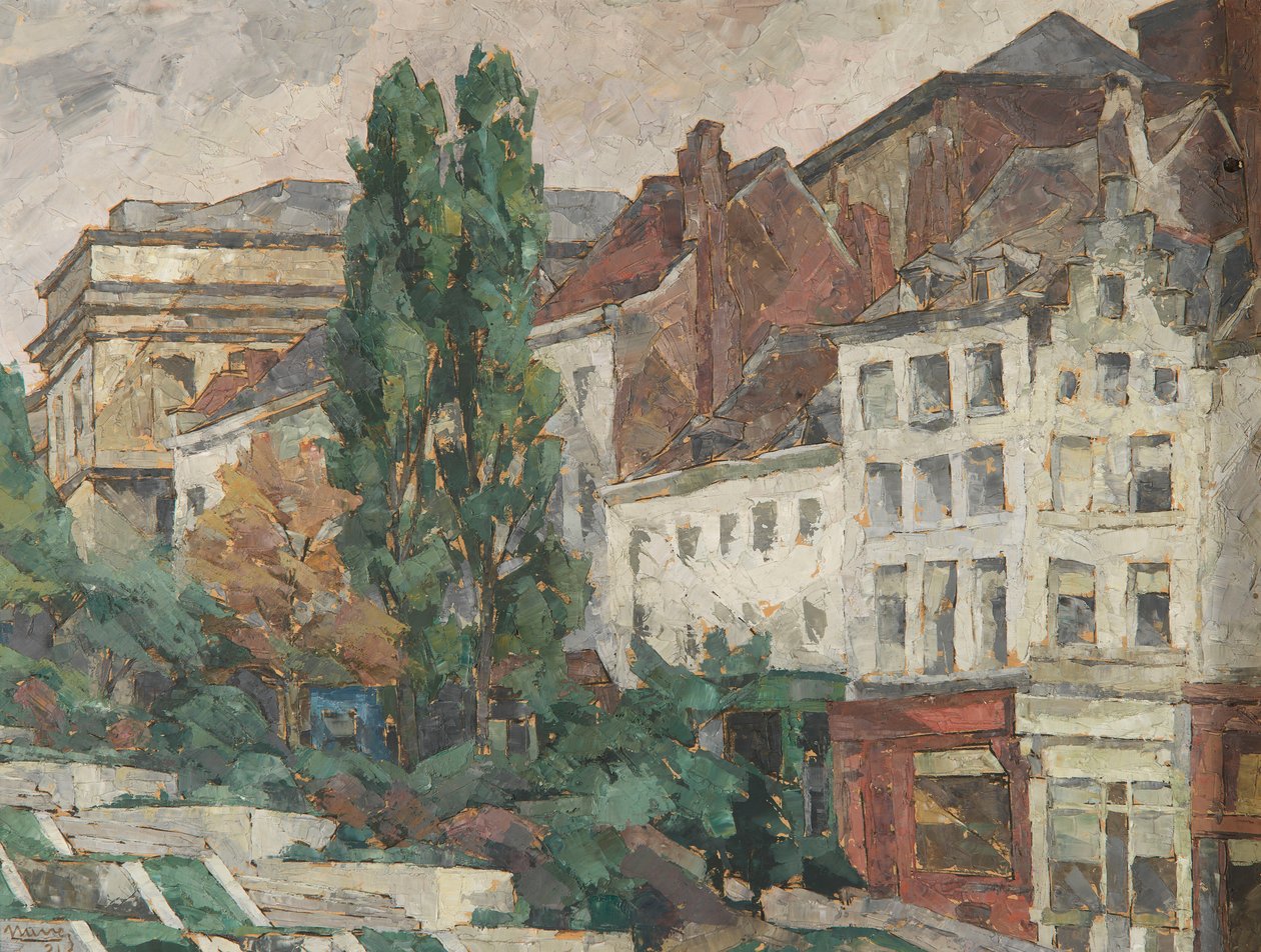 Hofberg, Bruksela autorstwa Arthur Navez