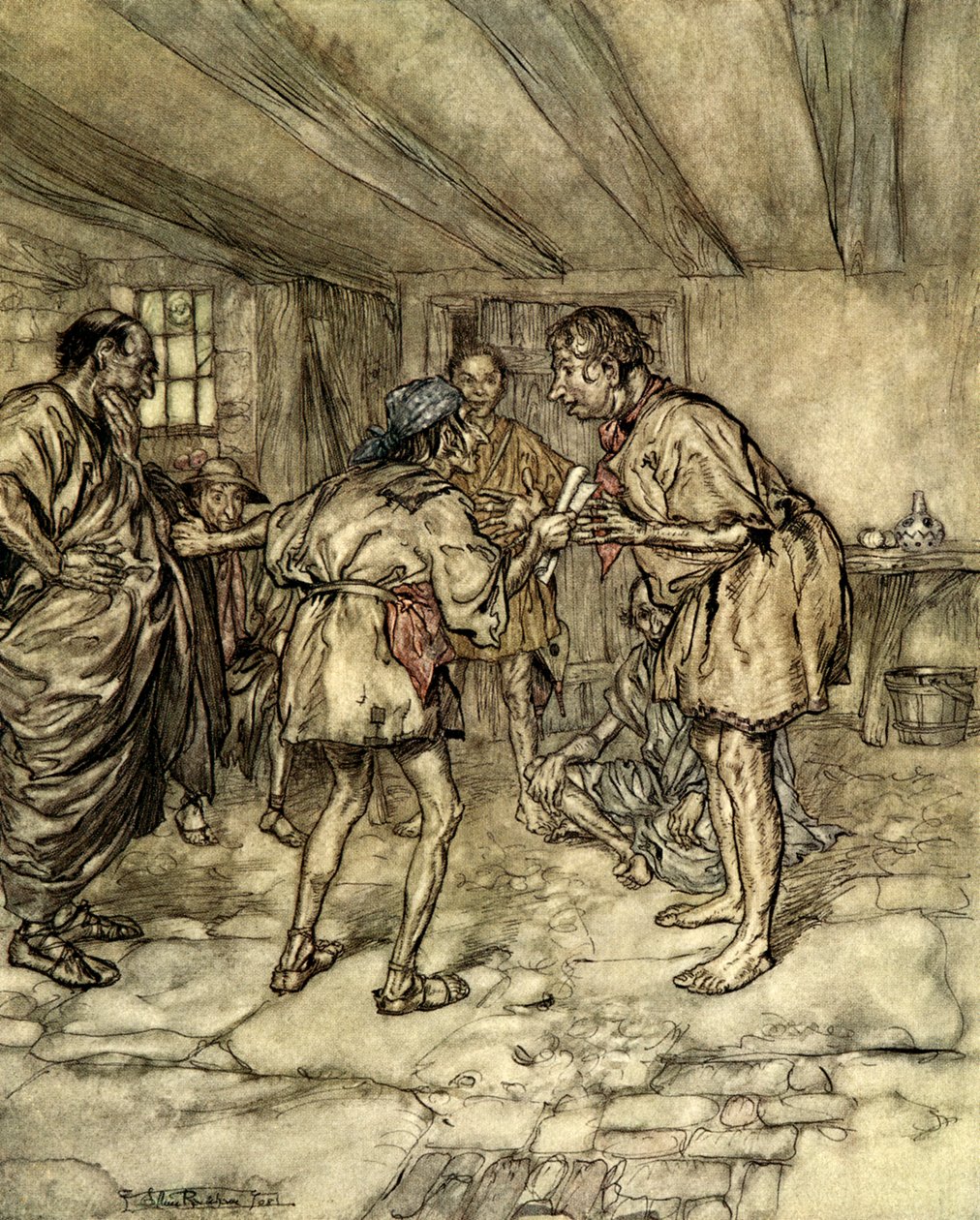 Sen nocy letniej autorstwa Arthur Rackham
