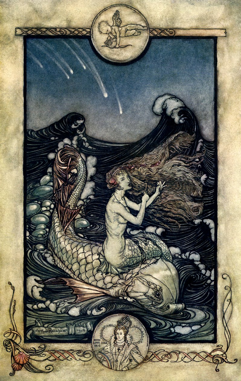 Sen nocy letniej autorstwa Arthur Rackham