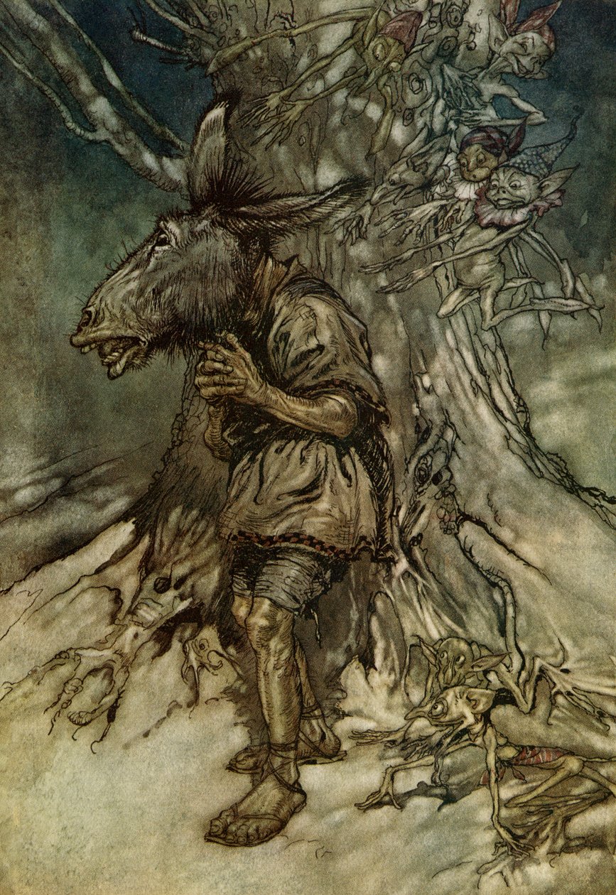Sen nocy letniej autorstwa Arthur Rackham