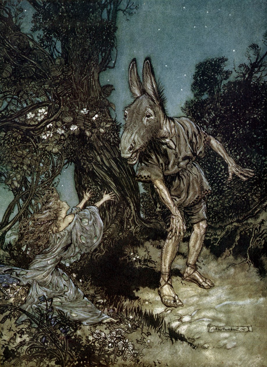 Sen nocy letniej autorstwa Arthur Rackham