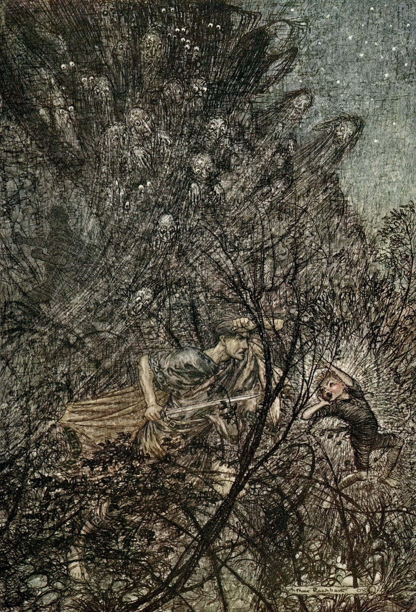 Sen nocy letniej autorstwa Arthur Rackham