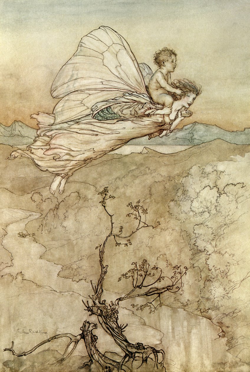 Sen nocy letniej autorstwa Arthur Rackham