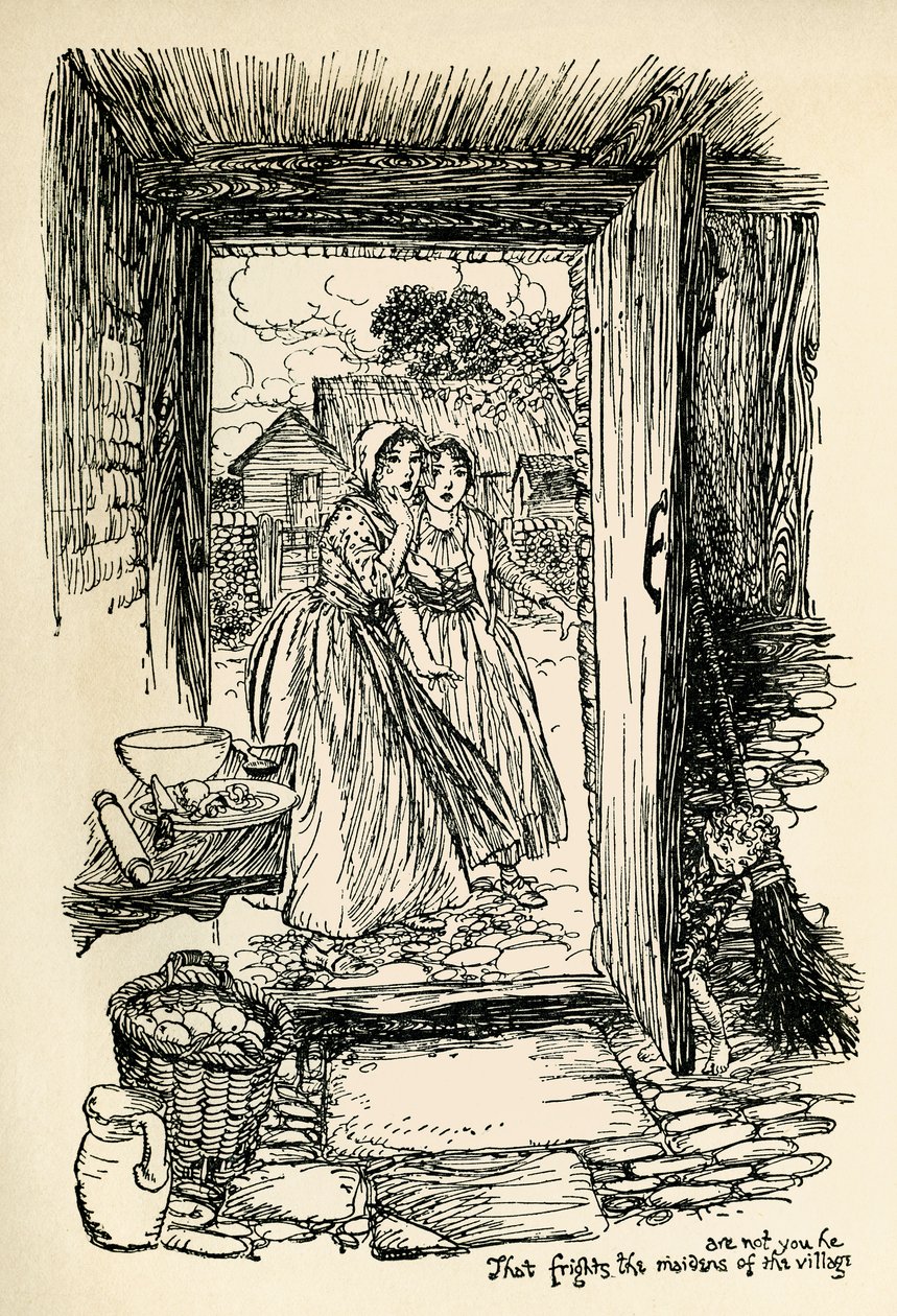 Sen nocy letniej autorstwa Arthur Rackham